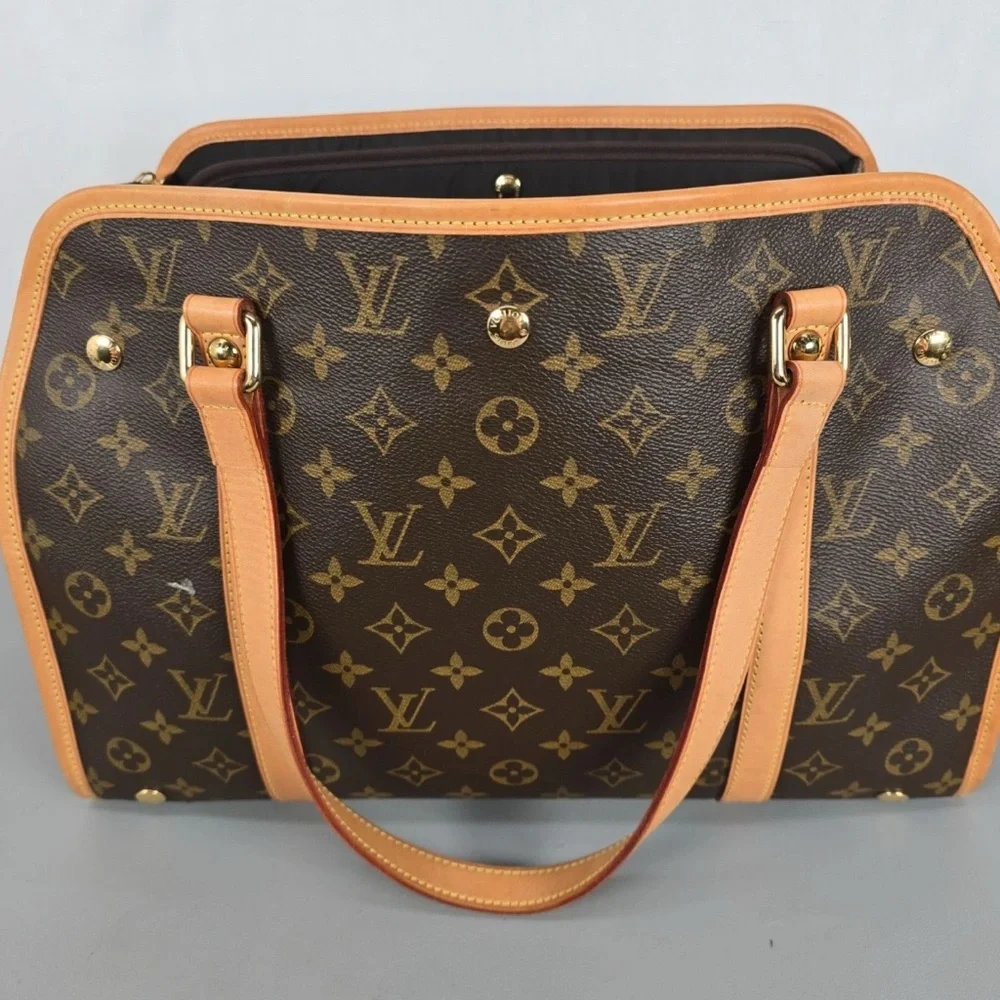 Louis Vuitton dog carrier Monogram Handbag